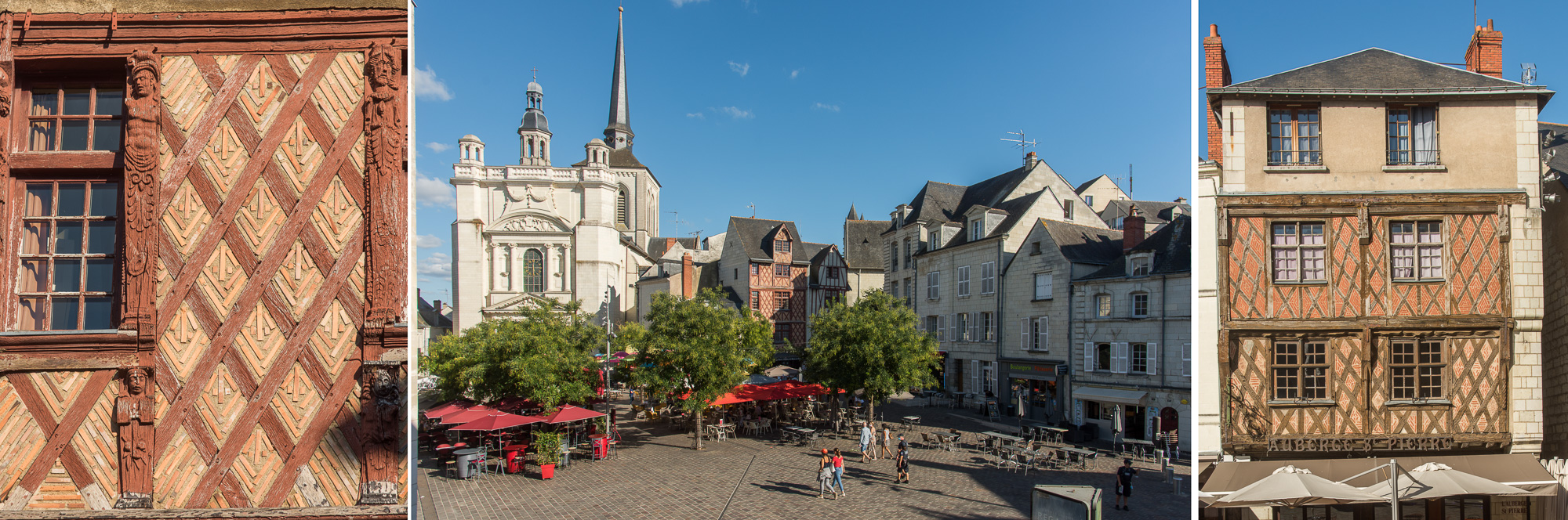 Saumur, Place Saint-Pierre.