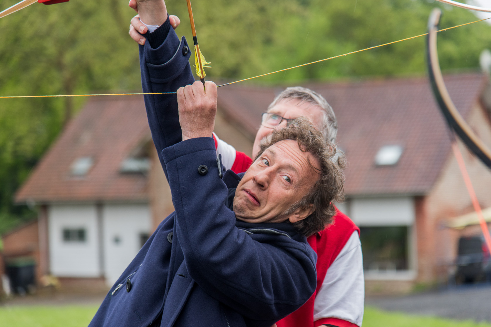 Cassel concours aux villages préférés des français. Tir à la Perche Verticale.